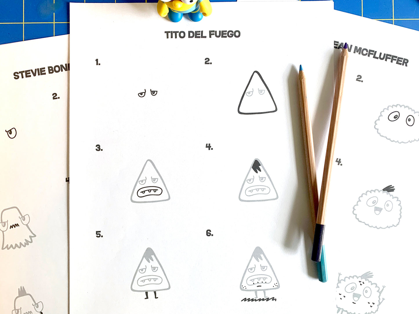 How to Draw Silly Monsters - Printable Download