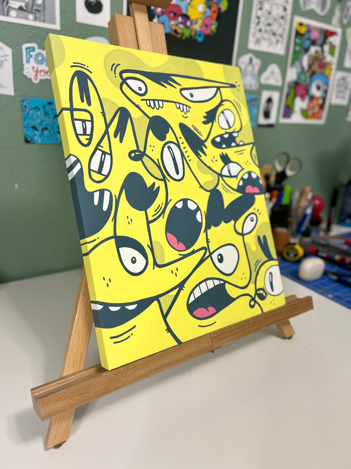 Golden Gaze – Original Painting
