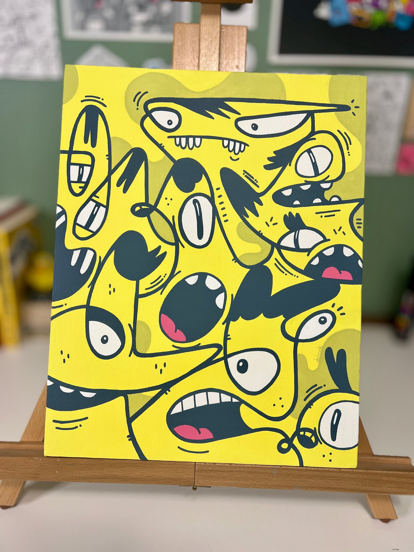 Golden Gaze – Original Painting