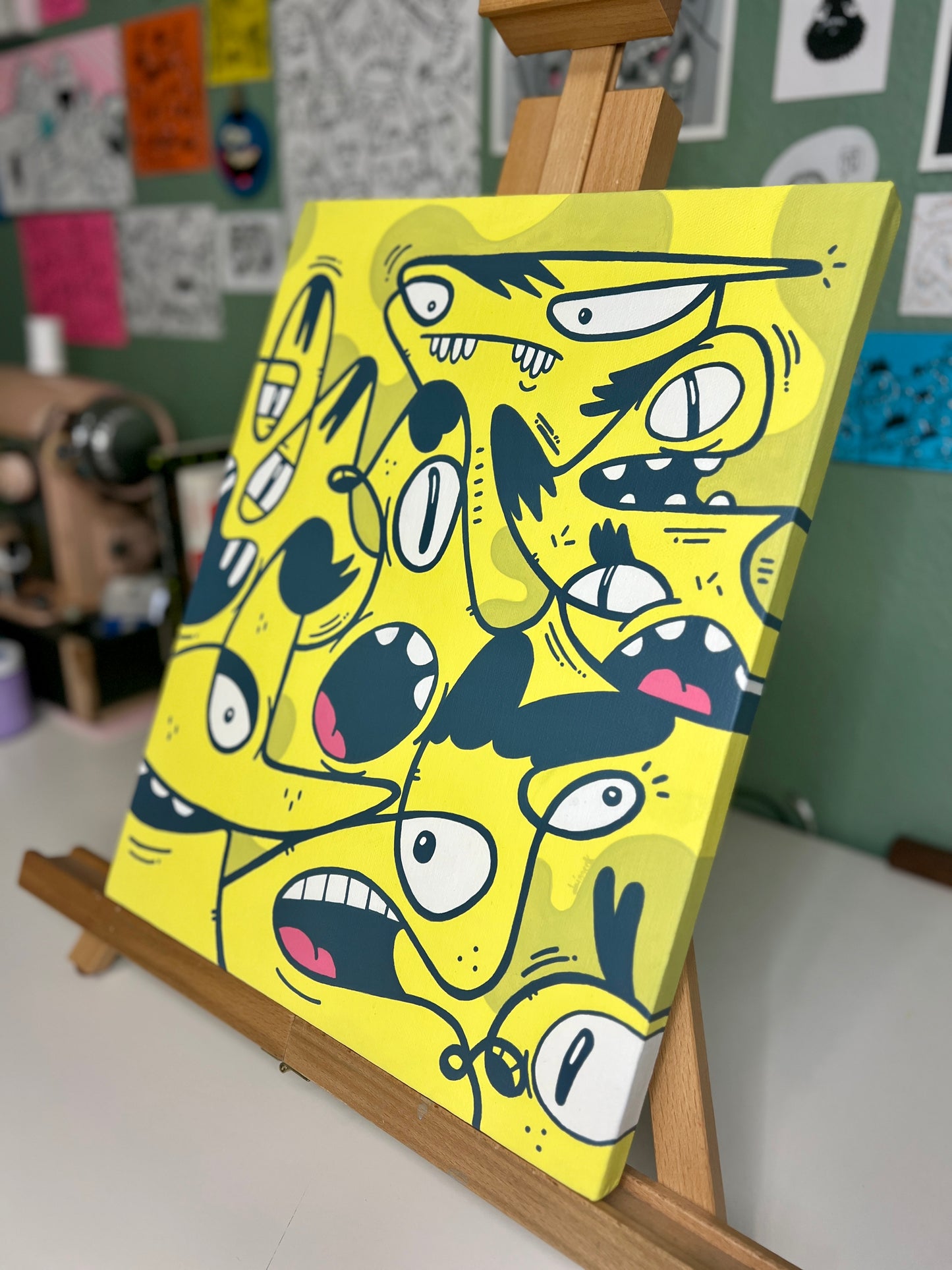 Golden Gaze – Original Painting
